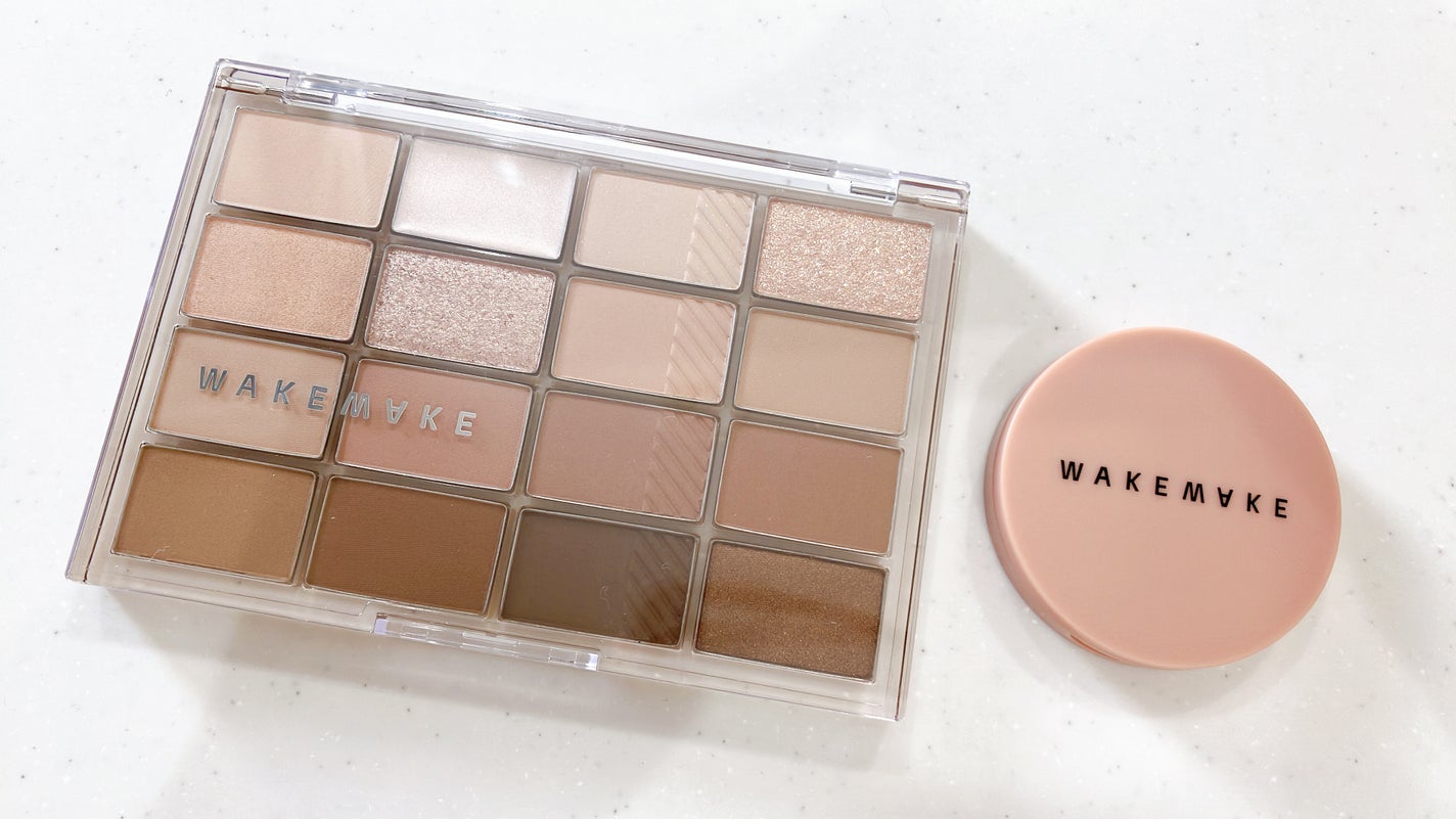 ソフトブラーリングアイパレット/wakemake/アイシャドウパレットを使ったクチコミ(1枚目)