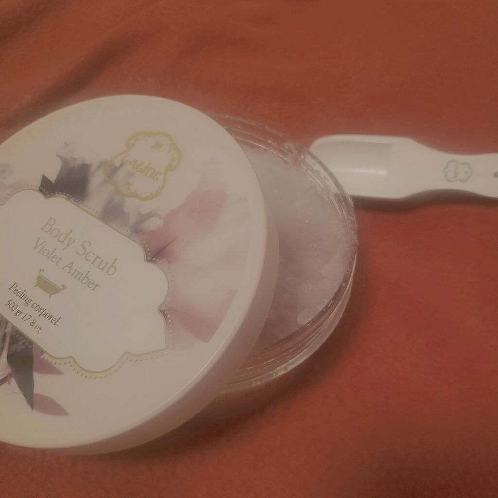 ボディスクラブ バイオレットアンバー/Laline/ボディスクラブを使ったクチコミ(2枚目)