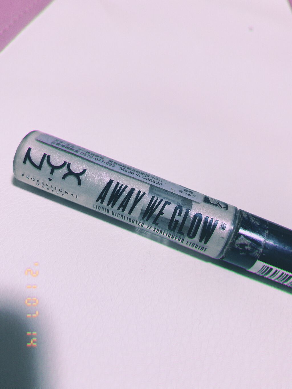 アウェイ ウィー グロー リキッド ハイライター/NYX Professional Makeup/リキッドハイライトを使ったクチコミ（1枚目）