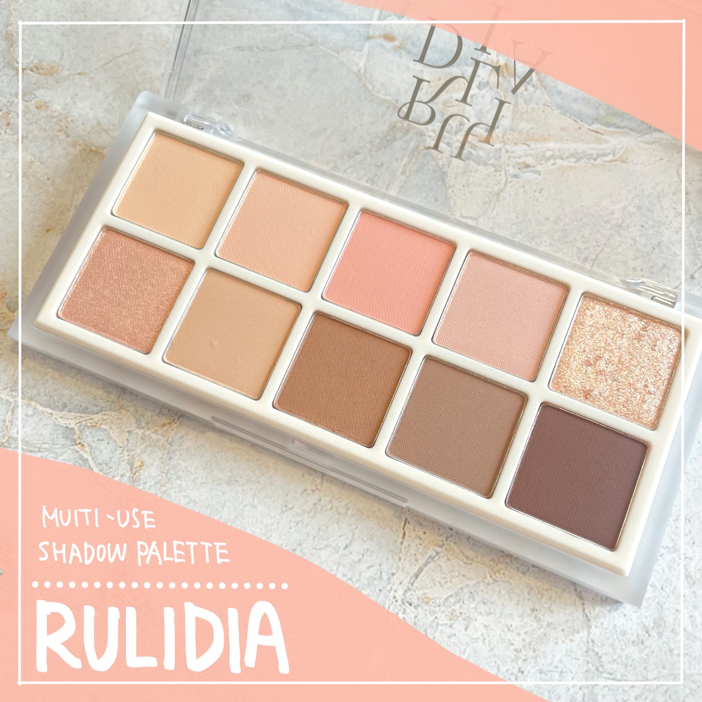 マルチユースシャドウパレット/RULIDIA/アイシャドウパレットを使ったクチコミ(1枚目)