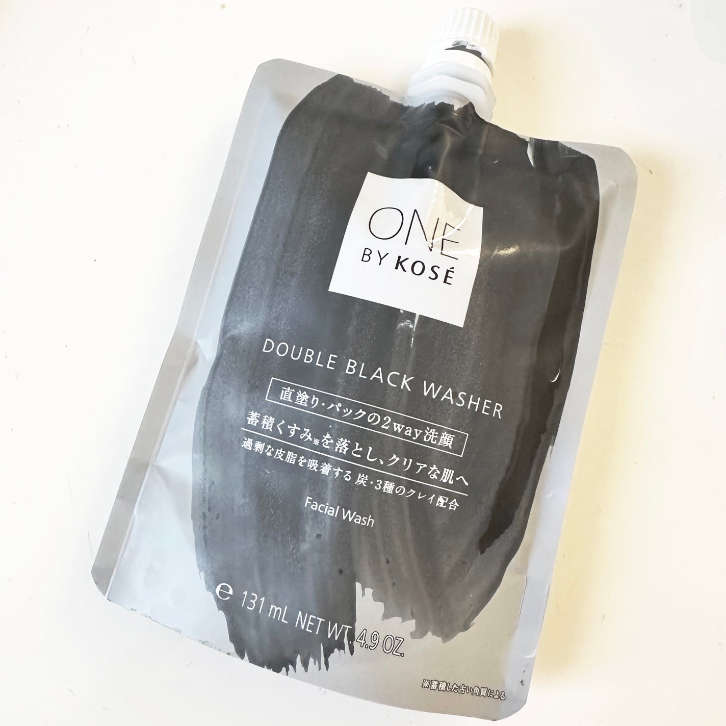 ダブル ブラック ウォッシャー/ONE BY KOSE/その他洗顔料を使ったクチコミ(1枚目)