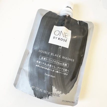 ダブル ブラック ウォッシャー/ONE BY KOSE/その他洗顔料を使ったクチコミ(1枚目)