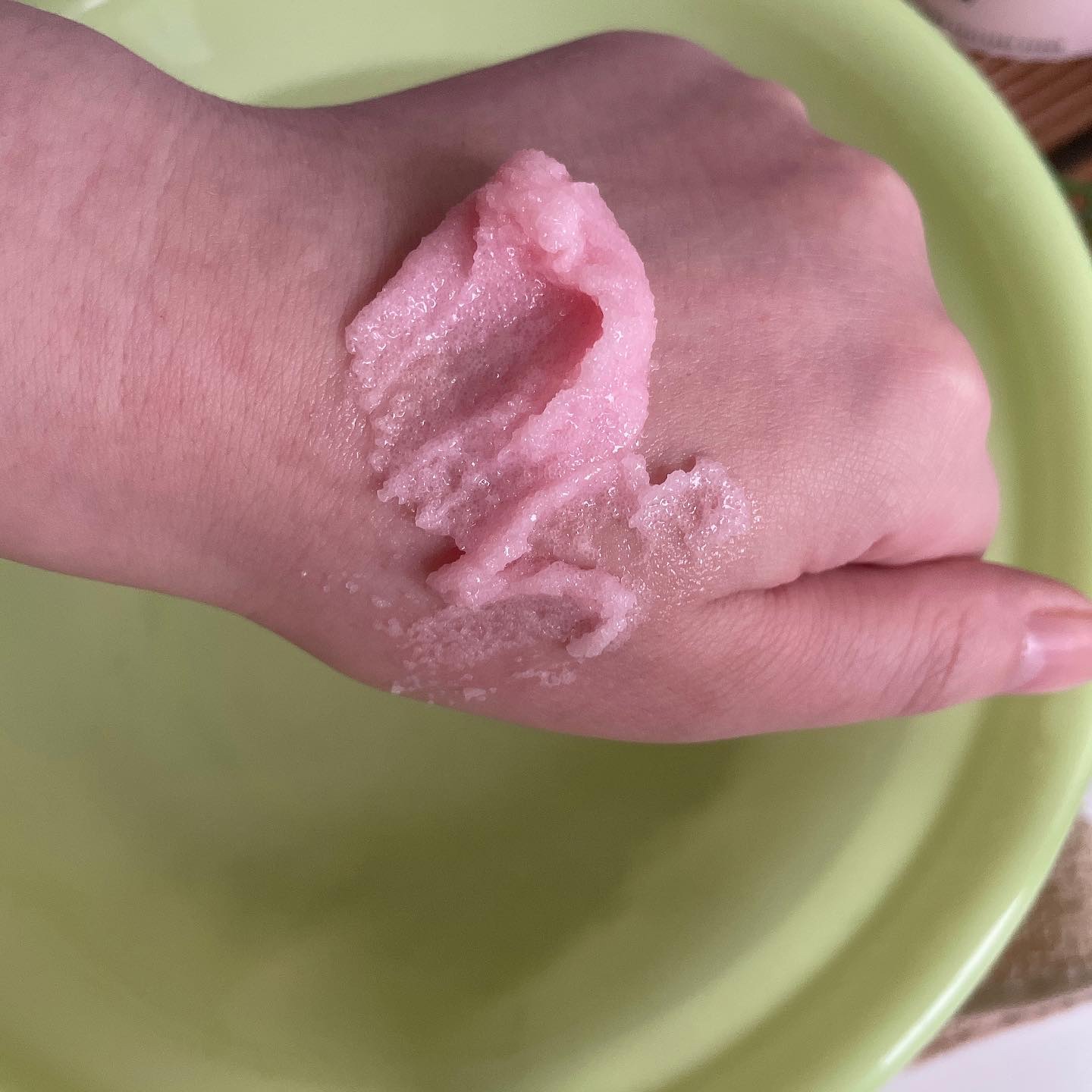 Q+Me スウィート ボム タラソ スクラブ/AGARISM/バストケア・ヒップケアを使ったクチコミ（3枚目）