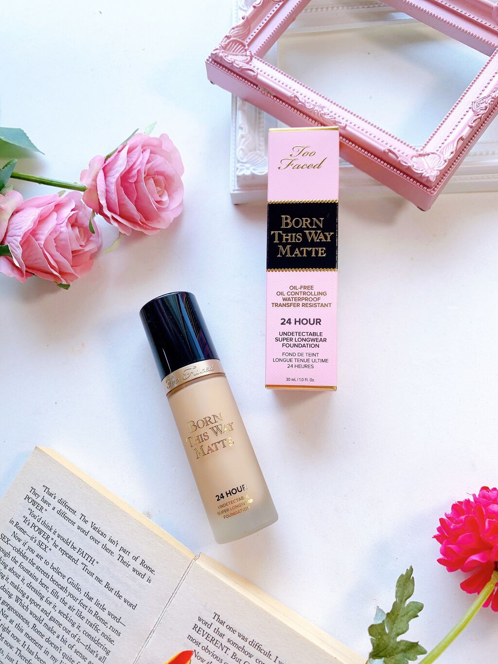 ボーン ディス ウェイ アンディテクタブル 24H マット ファンデーション/Too Faced/リキッドファンデーションを使ったクチコミ（1枚目）