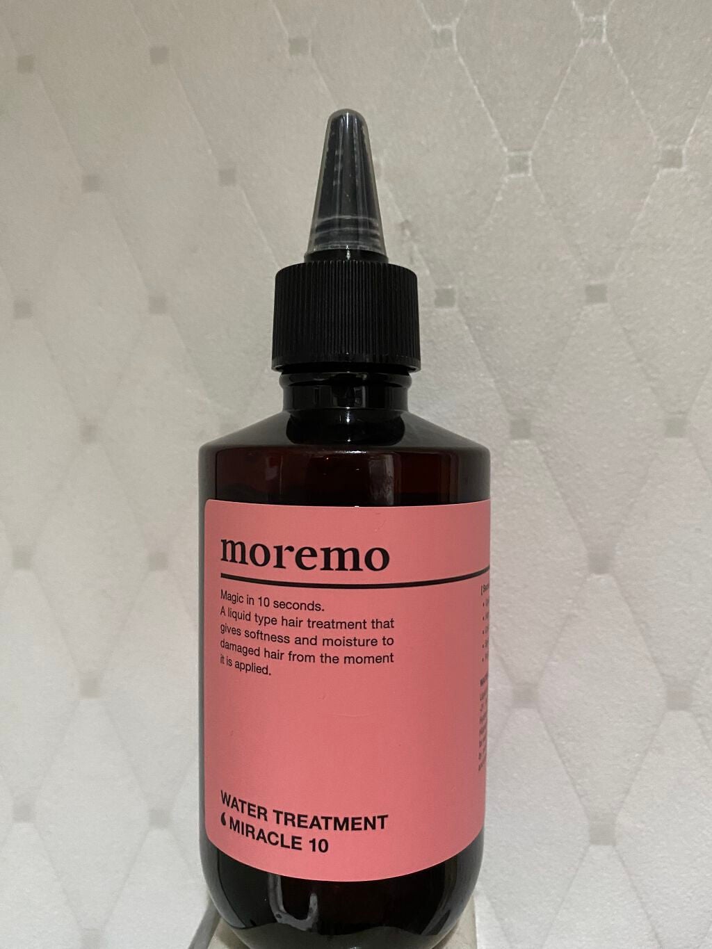 ウォータートリートメントミラクル10/moremo/洗い流すヘアトリートメントを使ったクチコミ(1枚目)