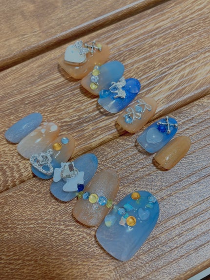 ジェルネイル(ライト対応)/セリア/ジェルネイルを使ったクチコミ(5枚目)