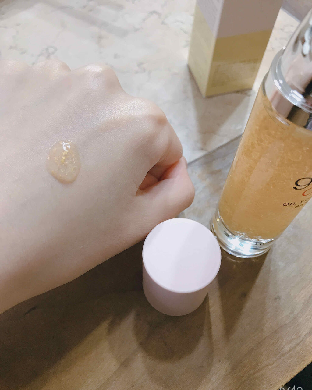  グローオンオ​​イルボリュームベース/ETUDE/化粧下地を使ったクチコミ（3枚目）