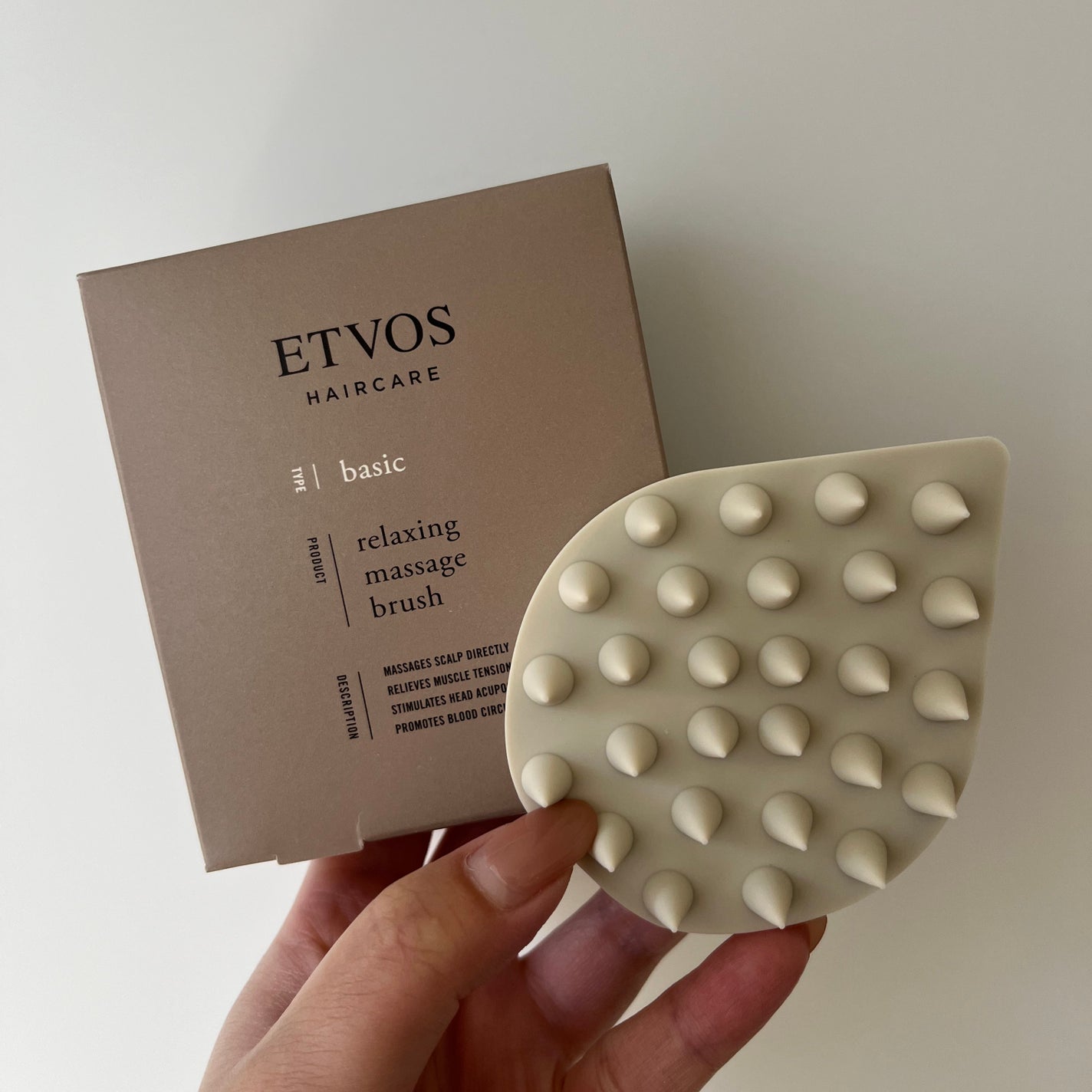 リラクシングマッサージブラシ/エトヴォス/スカルプブラシを使ったクチコミ(2枚目)