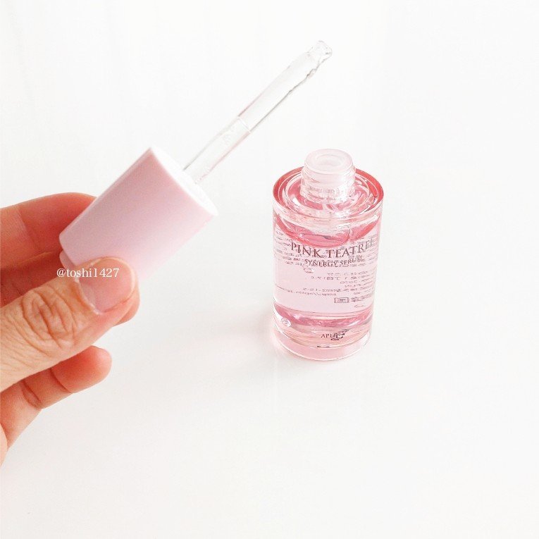 ピンクティーツリーシナジーセラム/APLIN/美容液を使ったクチコミ（2枚目）