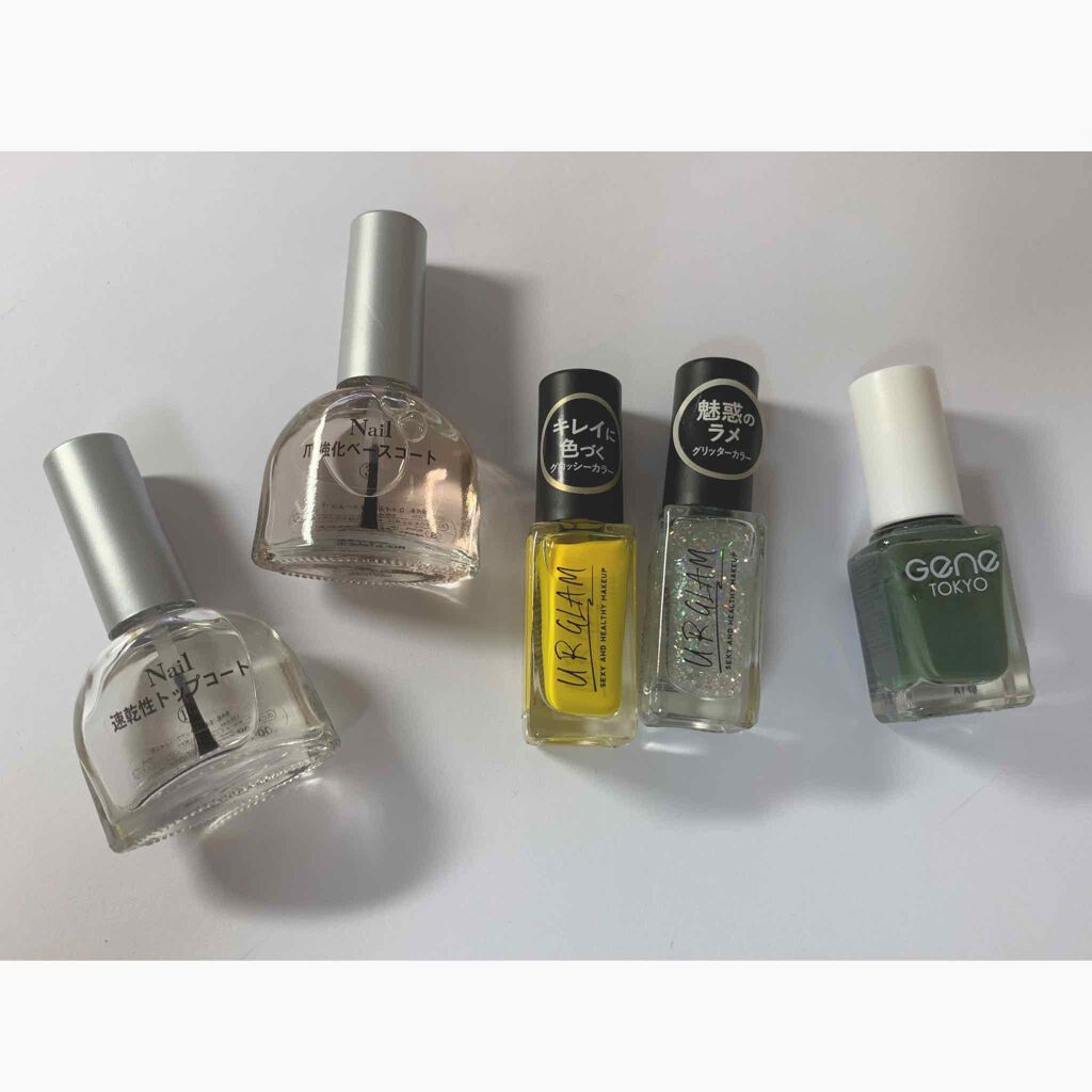 爪強化ベースコート/DAISO/ネイルベースコートを使ったクチコミ(3枚目)