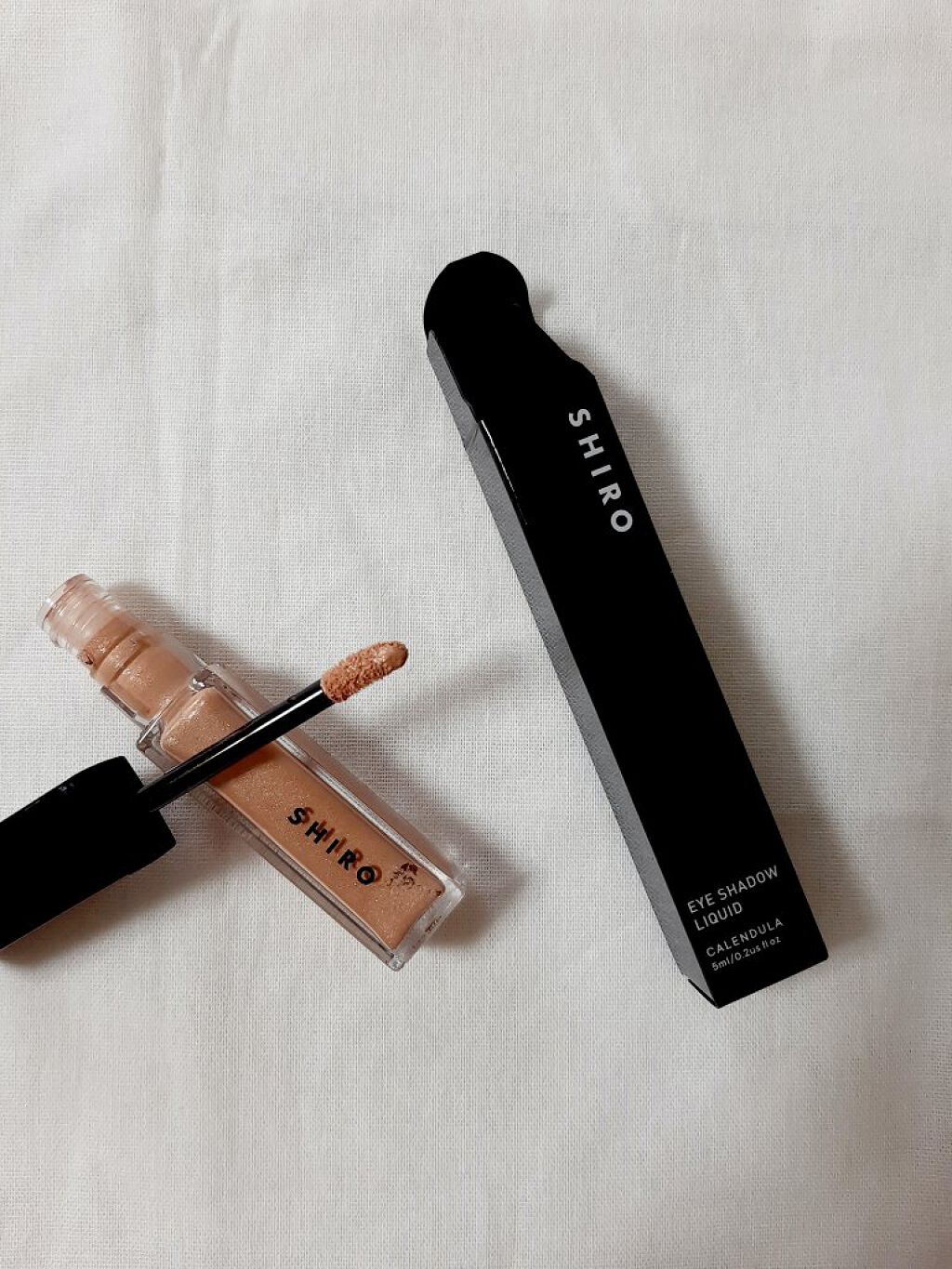 カレンデュラアイシャドウリキッド 0C01 ダスクオレンジ/SHIRO/リキッドアイシャドウを使ったクチコミ（3枚目）