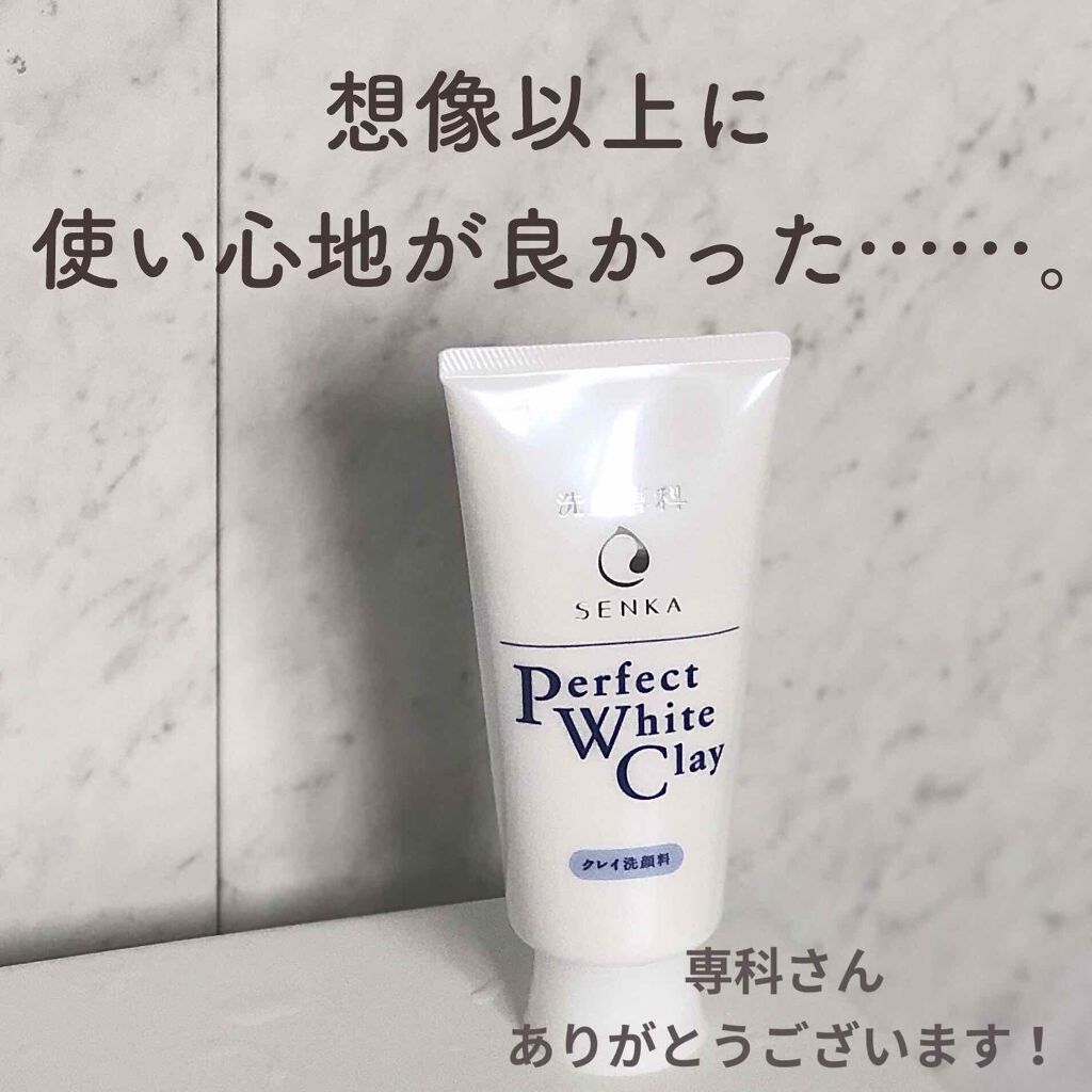 パーフェクトホワイトクレイ/SENKA(専科)/洗顔フォームを使ったクチコミ(1枚目)