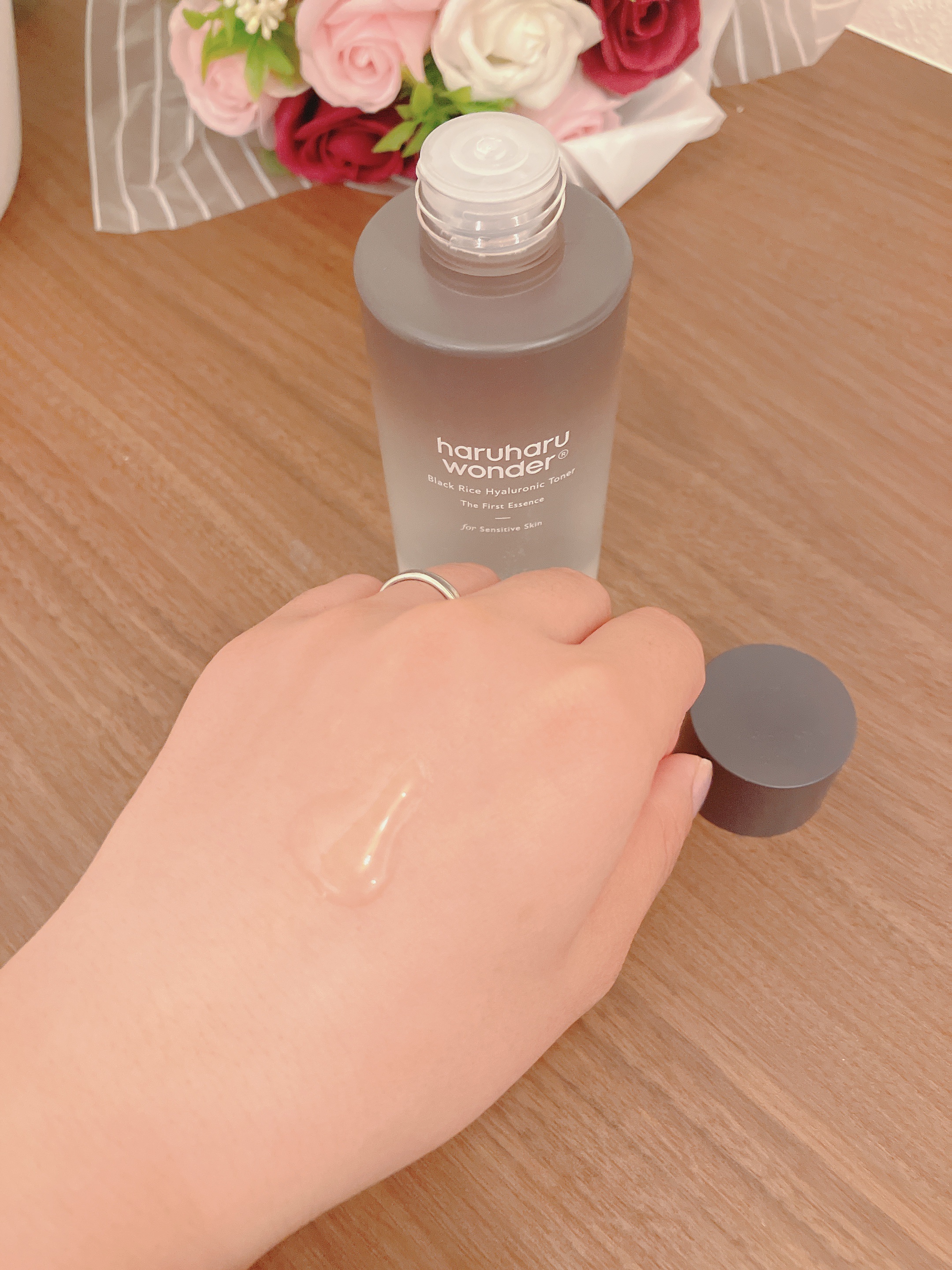 ブラックライス ヒアルロニックトナー/haruharu wonder/化粧水を使ったクチコミ（3枚目）