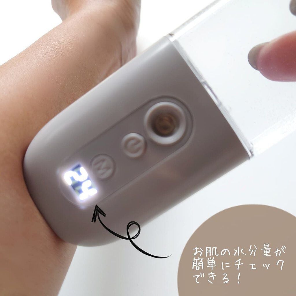 and usフェイススチーマー 水分量表示タイプ/and us/その他スキンケアを使ったクチコミ(5枚目)