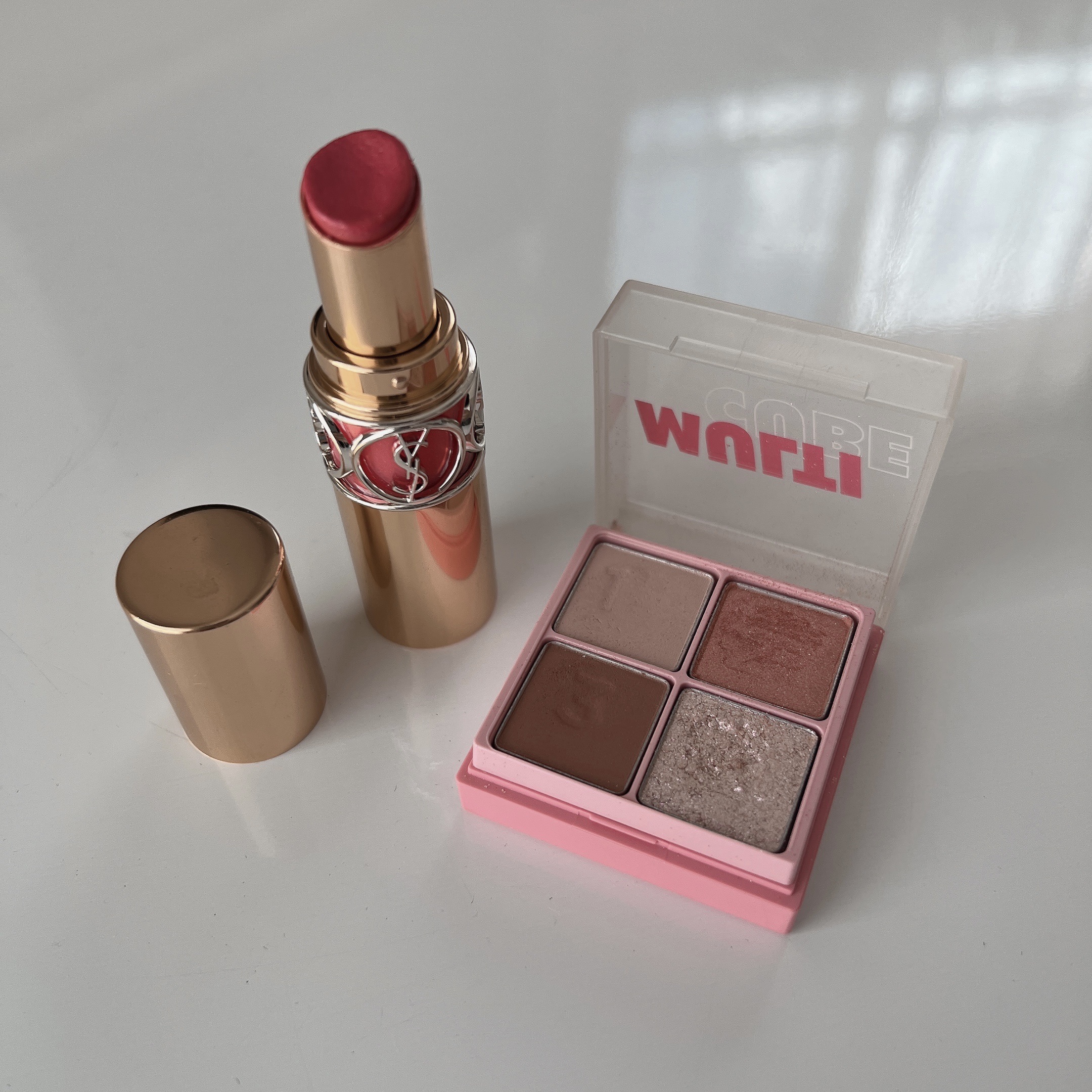 ルージュ ヴォリュプテ シャイン/YVES SAINT LAURENT BEAUTE/口紅を使ったクチコミ（1枚目）