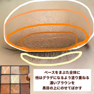 UR GLAM　BLOOMING EYE COLOR PALETTE/U R GLAM/アイシャドウパレットを使ったクチコミ（3枚目）