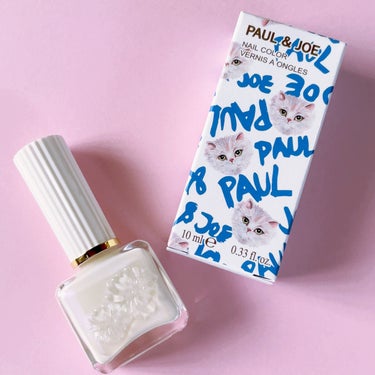 PAUL & JOE BEAUTE ネイルカラーのクチコミ「PAUL & JOE BEAUTEの夏コスメ
ネイルカラー　007バスタイム ハミング

白系.....」（1枚目）