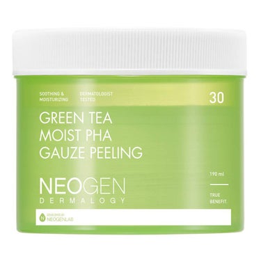 Green Tea Moist PHA Gauze Peeling Pads NEOGEN