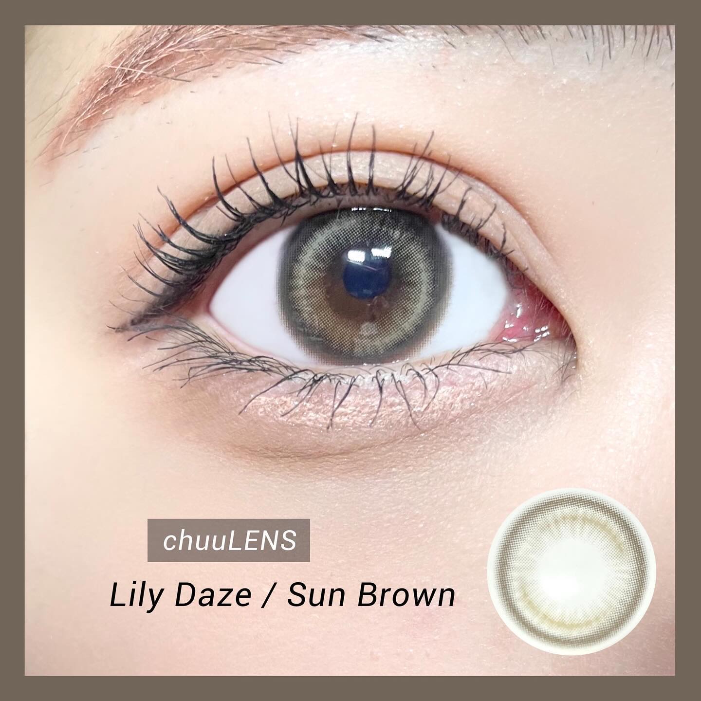 Lily Daze/chuu LENS/ワンデー（１DAY）カラコンを使ったクチコミ（3枚目）