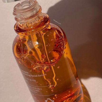 オールデイビタミンブライトニング&バランシングフェイシャルセラム/JUMISO/美容液を使ったクチコミ(4枚目)