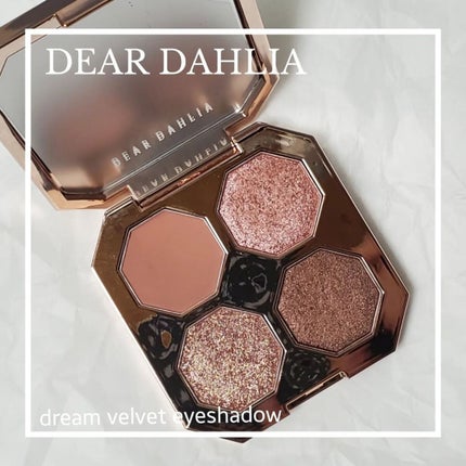 ドリームベルベットアイシャドウパレット/DEAR DAHLIA/アイシャドウパレットを使ったクチコミ(1枚目)