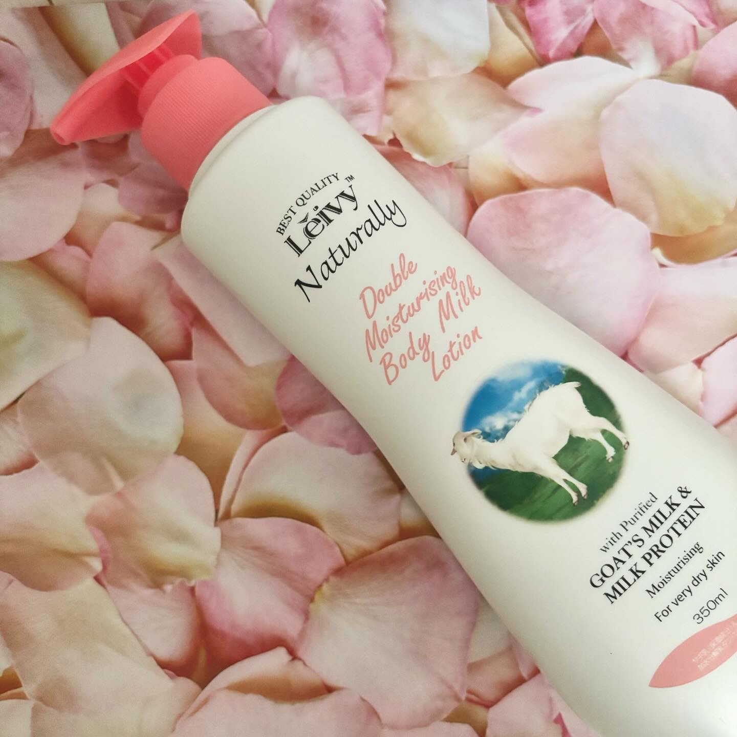 レイヴィー ボディローション ゴートミルク ポンプタイプ/Leivy/ボディローションを使ったクチコミ（1枚目）