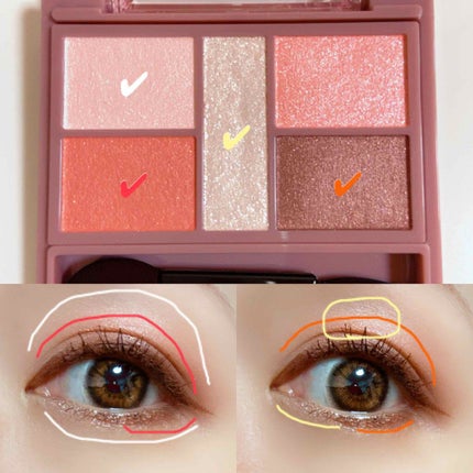 パーフェクトスタイリストアイズ/キャンメイク/アイシャドウパレットを使ったクチコミ(2枚目)