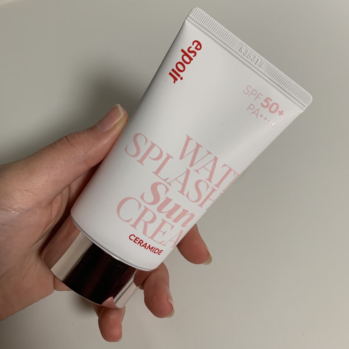 ウォータースプラッシュサンクリーム セラミド/espoir/日焼け止めクリームを使ったクチコミ（1枚目）