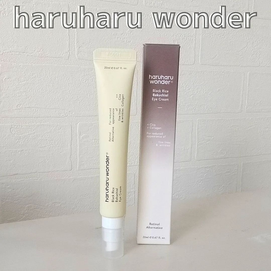 ブラックライスバクチオールアイクリーム/haruharu wonder/アイケア・アイクリームを使ったクチコミ(2枚目)