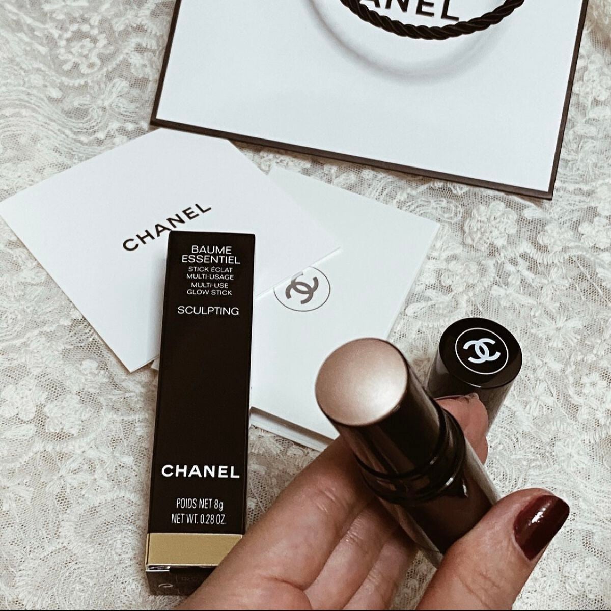 ボーム エサンシエル/CHANEL/スティックハイライトを使ったクチコミ(1枚目)