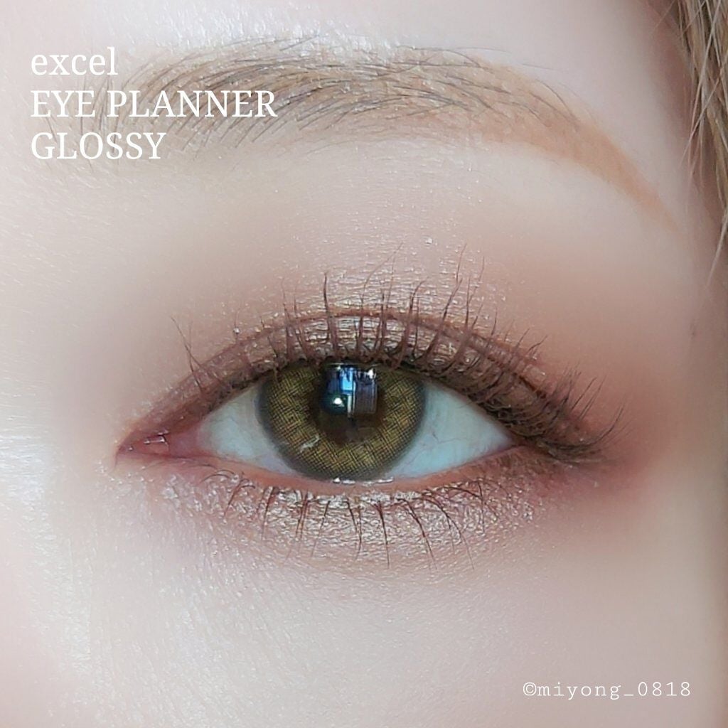 アイプランナー/excel/単色アイシャドウを使ったクチコミ(8枚目)