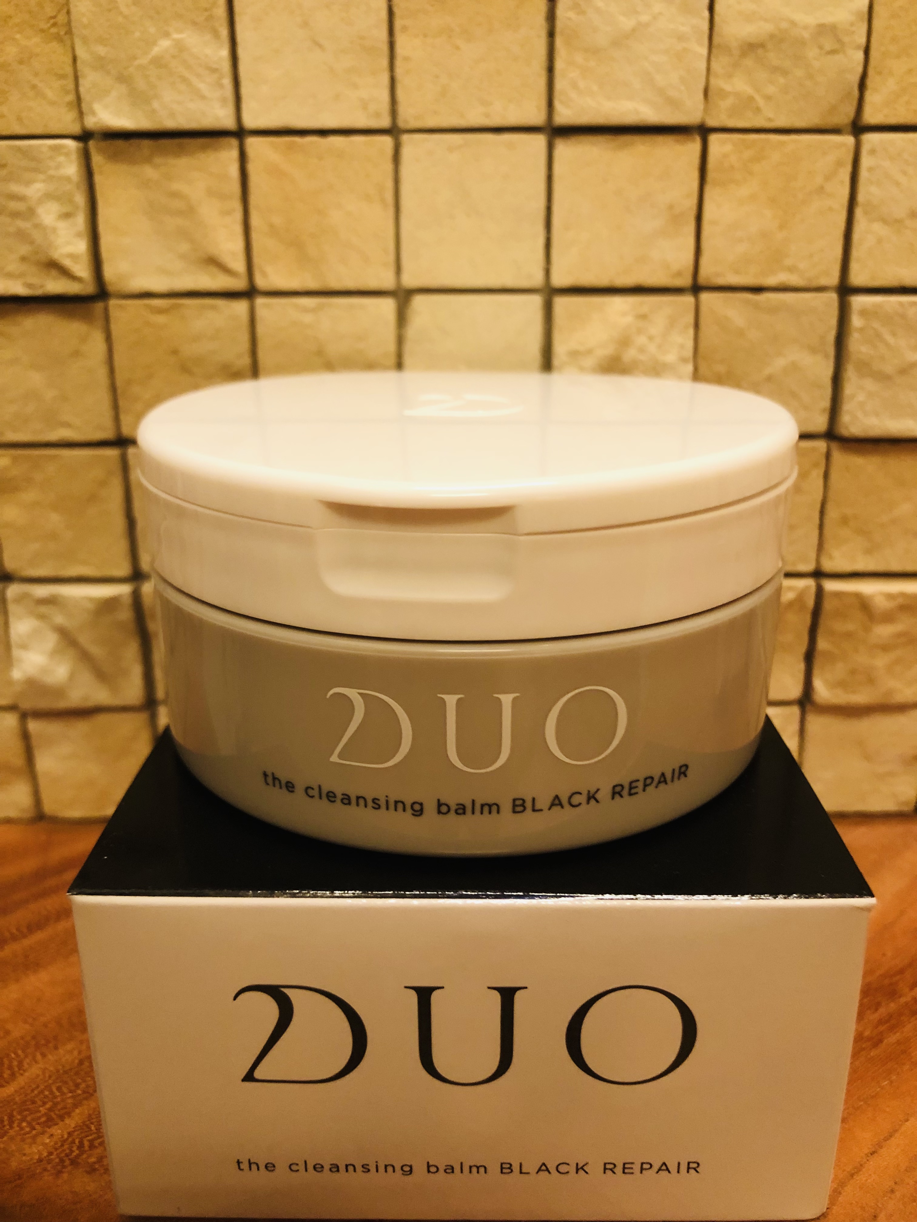 デュオ ザ クレンジングバーム ブラックリペア /DUO/クレンジングバームを使ったクチコミ（1枚目）