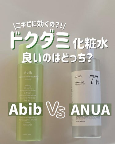 ドクダミカーミングトナー スキンブースター/Abib /ブースター・導入液を使ったクチコミ（1枚目）