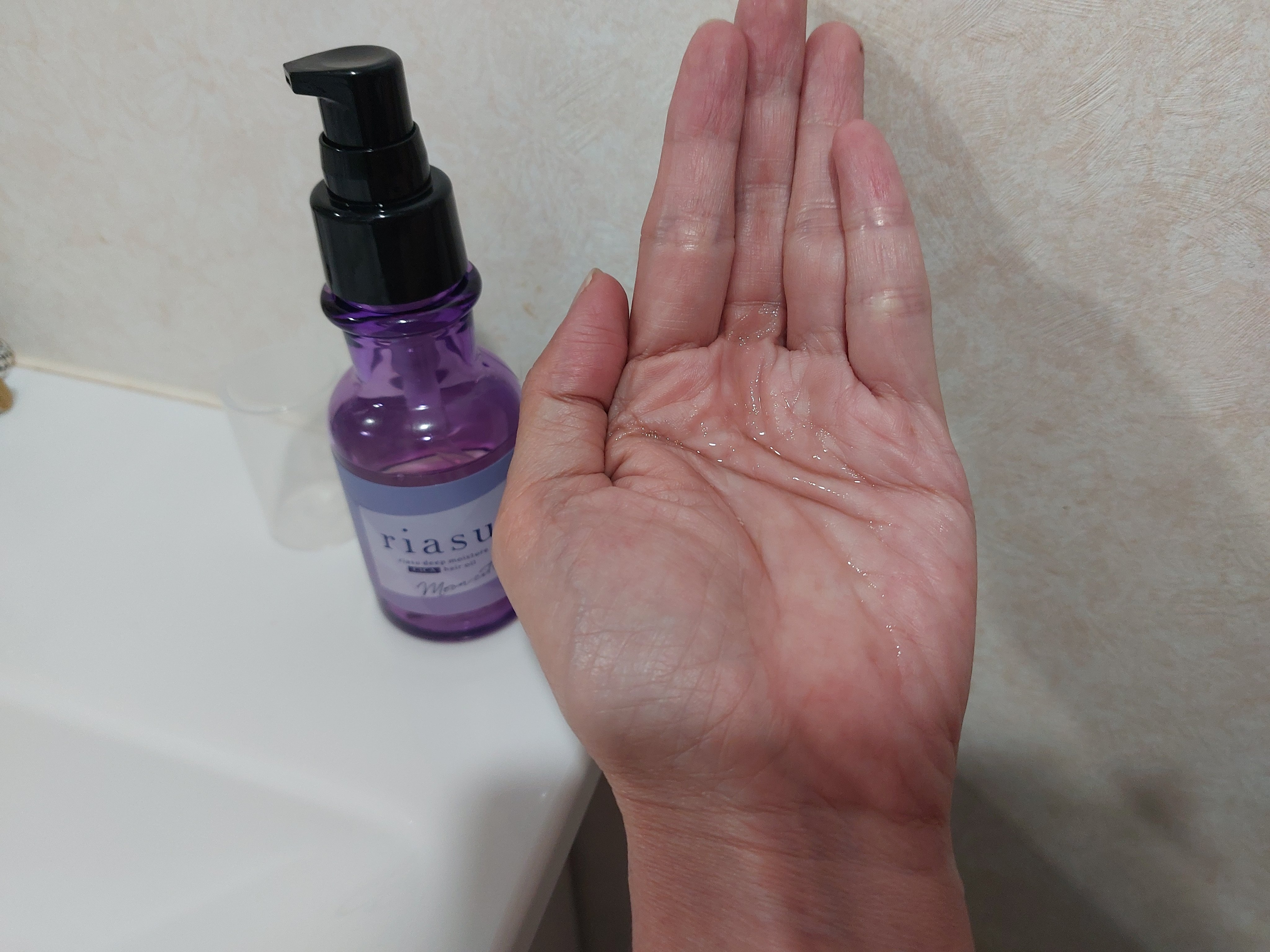 リアス ディープ モイスチャー シカ ヘアオイル/riasu/ヘアミルクを使ったクチコミ（2枚目）