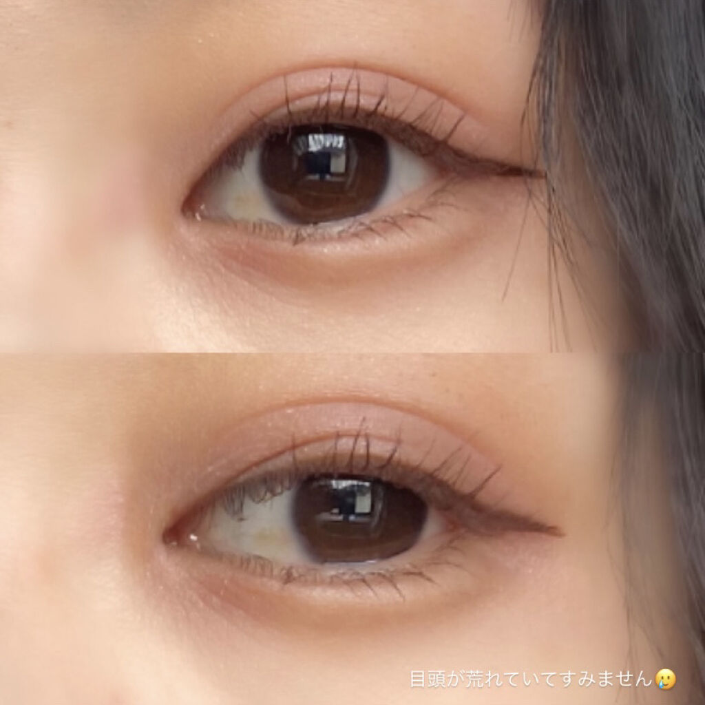 「密着アイライナー」ショート筆リキッド/デジャヴュ/リキッドアイライナーを使ったクチコミ（3枚目）