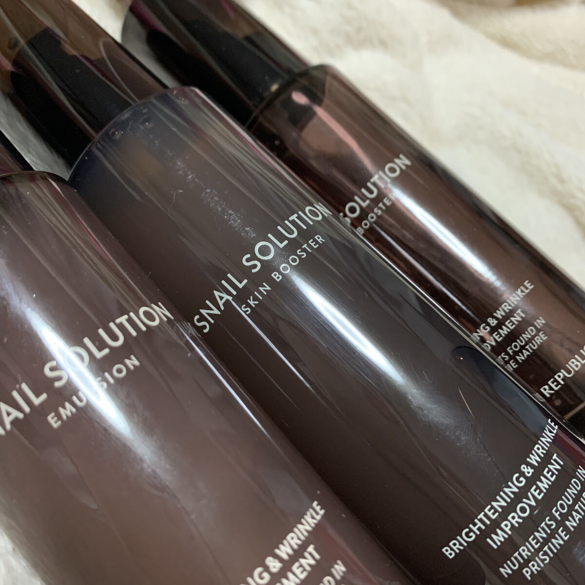 （旧）スネイルソリューションスキンブースター/ネイチャーリパブリック/ブースター・導入液を使ったクチコミ（2枚目）