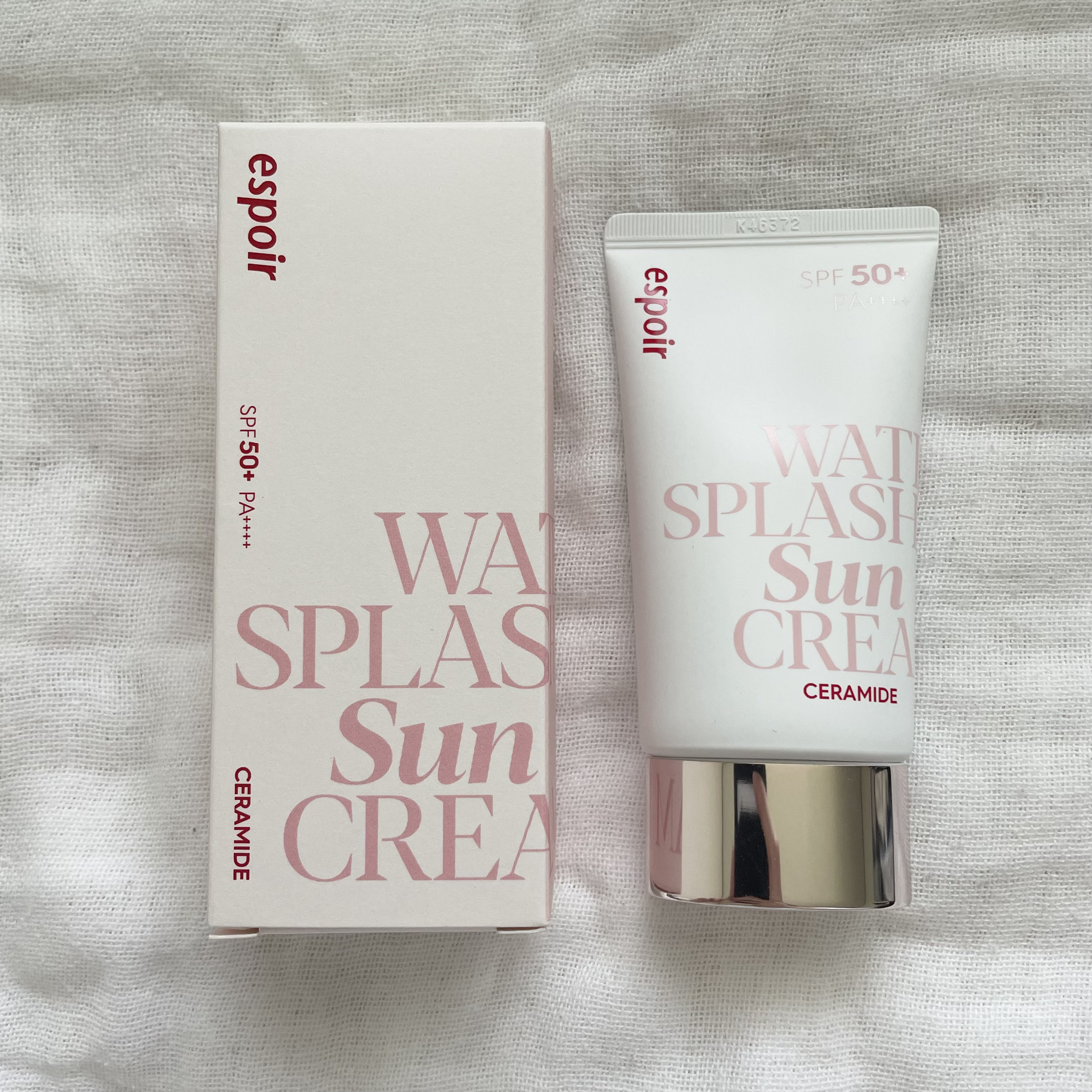 ウォータースプラッシュサンクリーム セラミド/espoir/日焼け止めクリームを使ったクチコミ（1枚目）