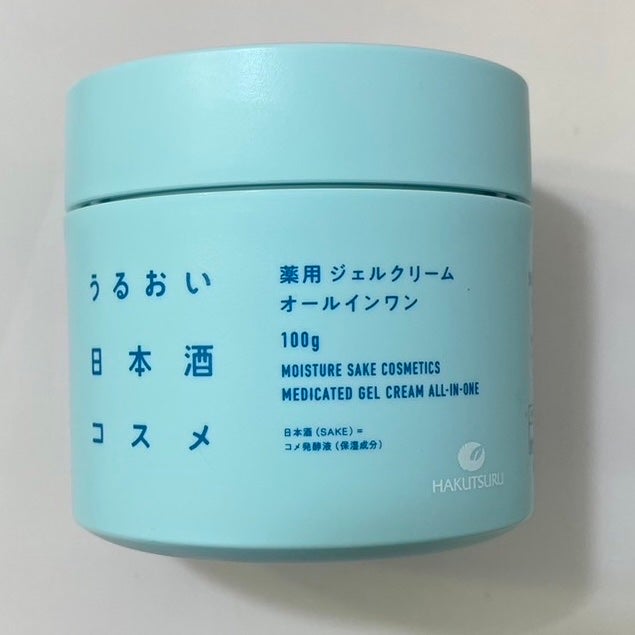 薬用ジェルクリーム/うるおい日本酒コスメ/オールインワン化粧品を使ったクチコミ(1枚目)