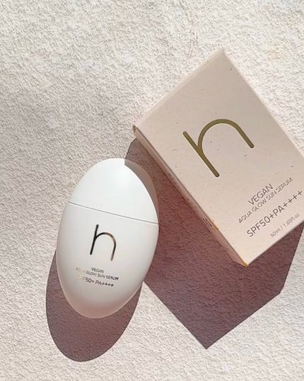 ヴィーガンアクアグロウサンセラム/HAMEL/日焼け止めローションを使ったクチコミ(1枚目)
