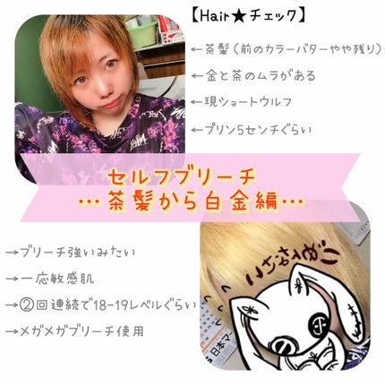 ブリーチ/フレッシュライト/ブリーチ剤を使ったクチコミ(1枚目)