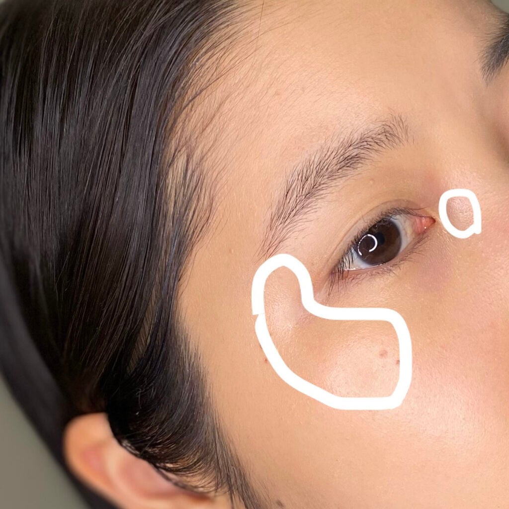 ミネラルラディアントスキンバーム/エトヴォス/クリームハイライトを使ったクチコミ(4枚目)