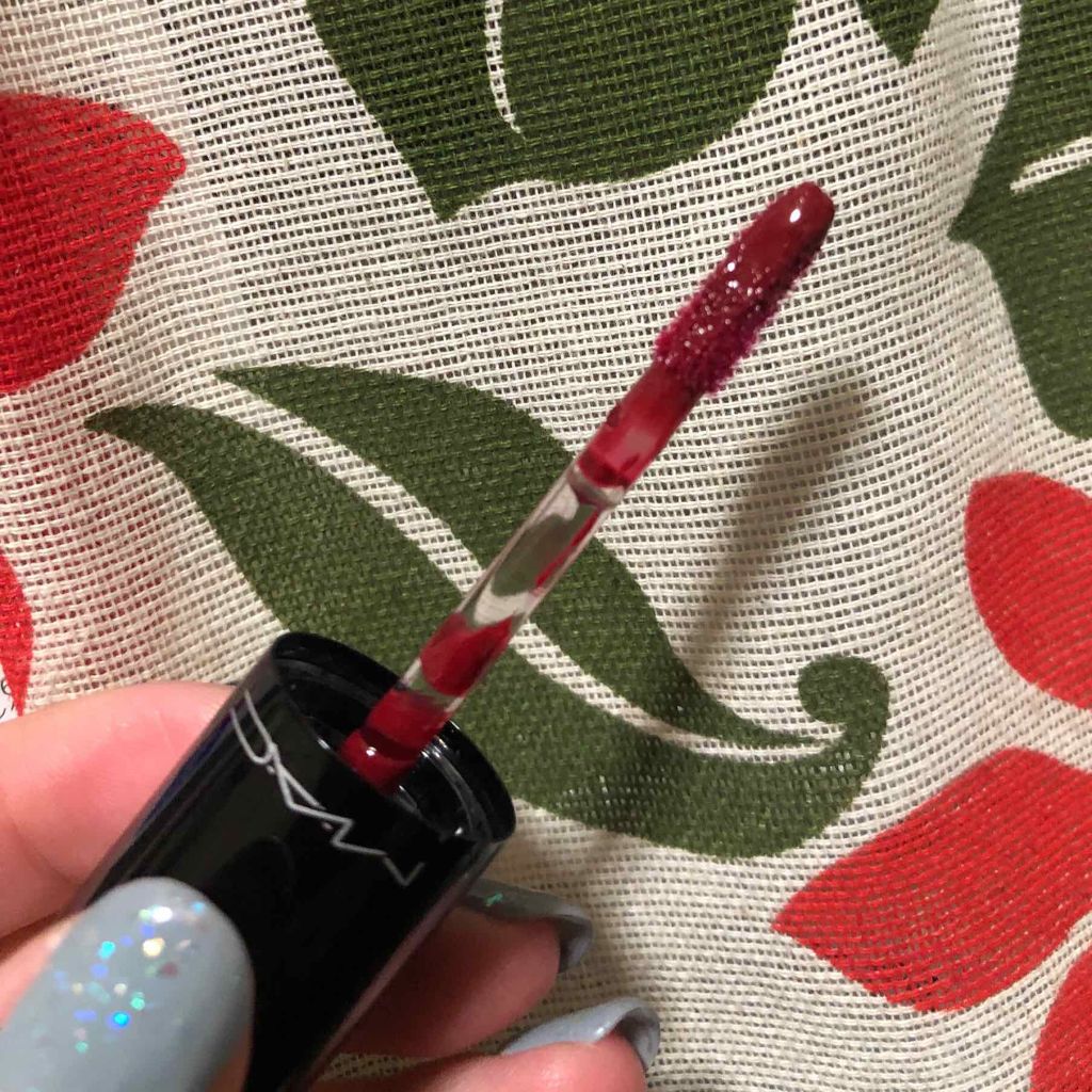 バーシーカラーバーニッシュ クリームリップステイン/M・A・C/リップグロスを使ったクチコミ(3枚目)