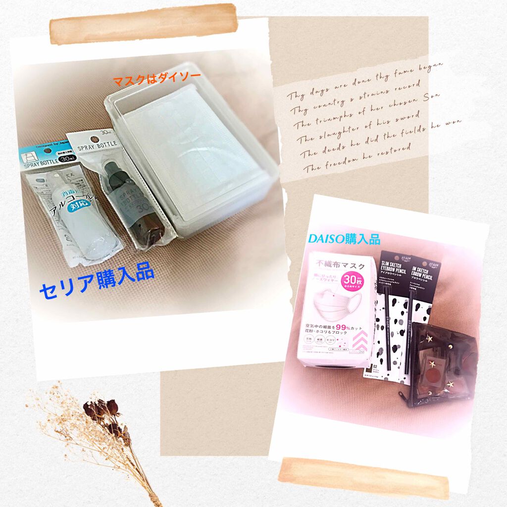不織布マスク/DAISO/マスクを使ったクチコミ(1枚目)