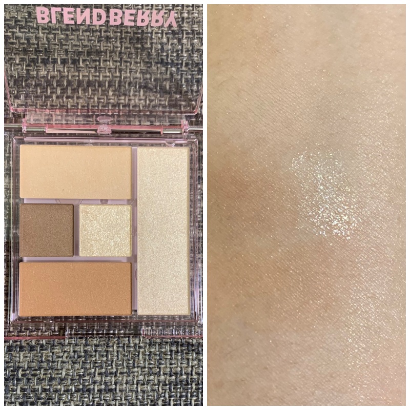 ブレンドベリー オールユーニード クリエイション 001 ムーンライトサンド/BLEND BERRY/マルチパレットを使ったクチコミ（2枚目）