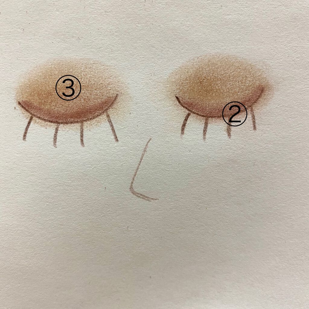 ゆう on LIPS 「ETVOSアイシャドウを使った秋メイク🍇🍃【使った商品】ETV..」(5枚目)