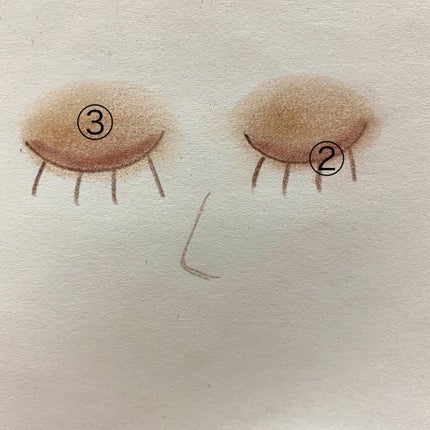 ゆう on LIPS 「ETVOSアイシャドウを使った秋メイク🍇🍃【使った商品】ETV..」(5枚目)