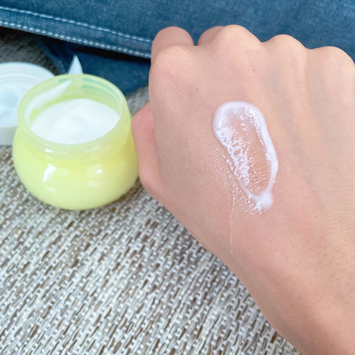 半熟ジュレクリーム/NUAN/フェイスクリームを使ったクチコミ(2枚目)