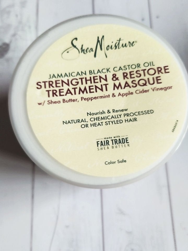 ジャマイカン ブラック キャスターオイル ストレングセン アンド リストア トリートメント マスク /SheaMoisture/洗い流すヘアトリートメントを使ったクチコミ(2枚目)