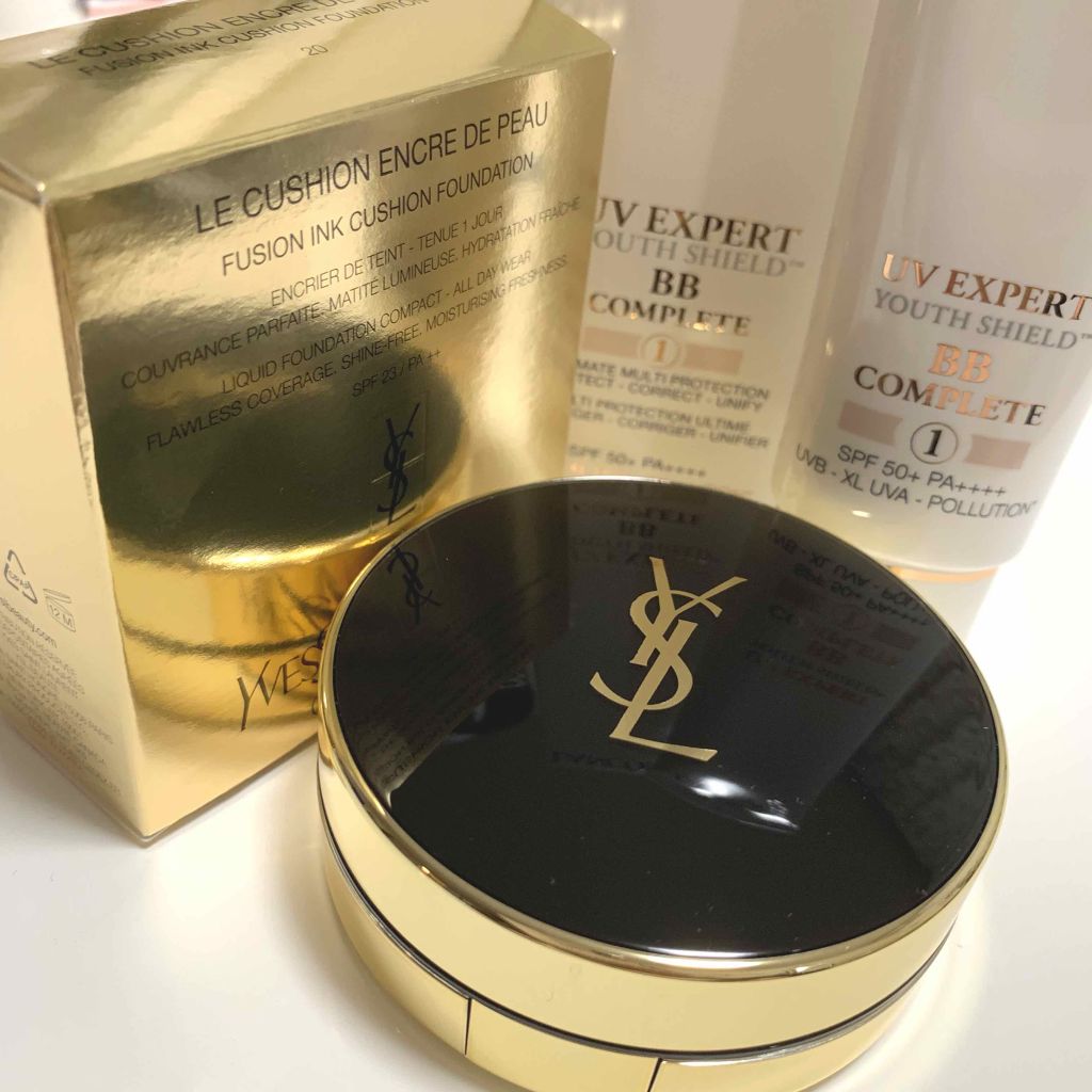 アンクル ド ポー ルクッション/YVES SAINT LAURENT BEAUTE/クッションファンデーションを使ったクチコミ（1枚目）