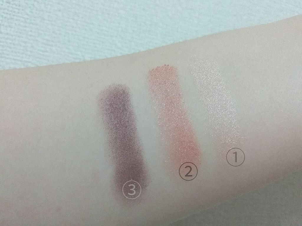 トーンアップアイシャドウ/CEZANNE/アイシャドウパレットを使ったクチコミ(3枚目)